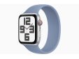 Apple Watch SE GPS 40mm Silver Aluminium Case with Winter Blue Sport Loop