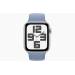Apple Watch SE GPS 44mm Silver Aluminium Case with Winter Blue Sport Loop 