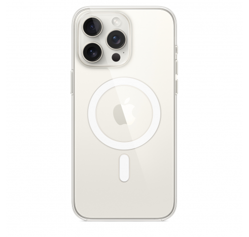 Coque transparente avec MagSafe pour iPhone 15 Pro Max  Apple