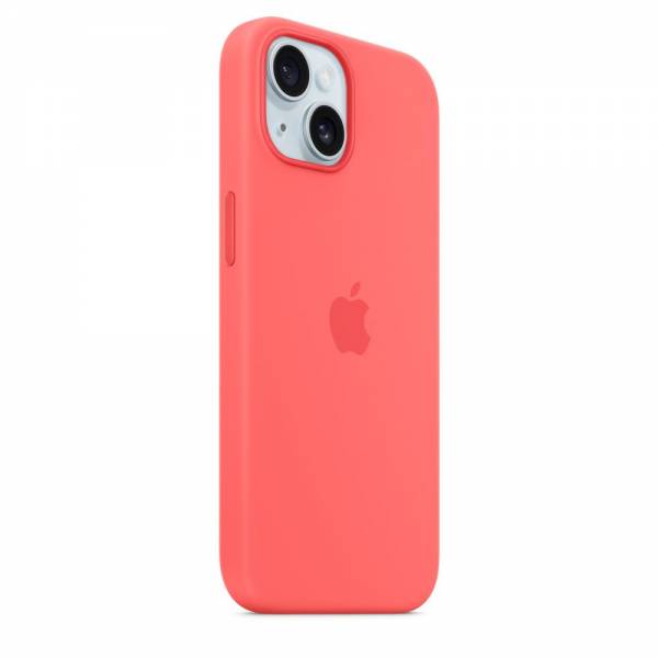 Siliconenhoesje met MagSafe voor iPhone 15 - Guave 