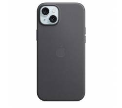 FineWoven hoesje met MagSafe voor iPhone 15 Plus - Zwart Apple