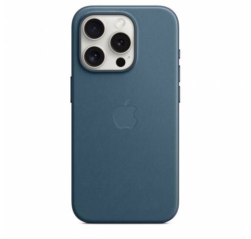 Coque FineWoven avec MagSafe pour iPhone 15 Pro - Bleu Océan  Apple