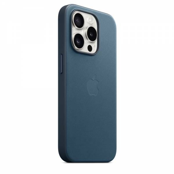 FineWoven hoesje met MagSafe voor iPhone 15 Pro - Oceaanblauw 