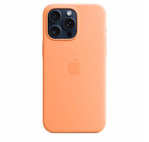 Siliconenhoesje met MagSafe voor iPhone 15 Pro Max - Frisoranje  Apple