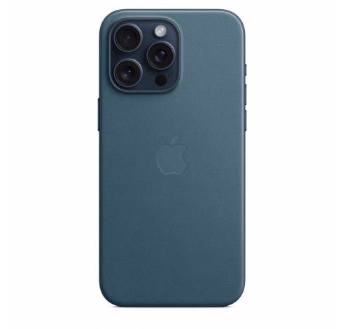 Coque FineWoven avec MagSafe pour iPhone 15 Pro Max - Bleu Océan  Apple