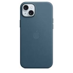 Apple FineWoven hoesje met MagSafe voor iPhone 15 Plus - Oceaanblauw