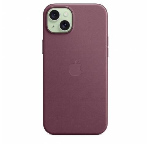 FineWoven hoesje met MagSafe voor iPhone 15 Plus - Moerbei  Apple