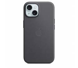 FineWoven hoesje met MagSafe voor iPhone 15 - Zwart Apple