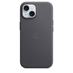 Coque FineWoven avec MagSafe pour iPhone 15 - Noir Apple