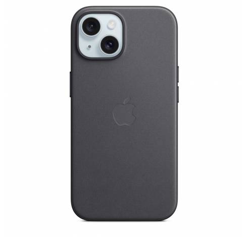 Coque FineWoven avec MagSafe pour iPhone 15 - Noir  Apple