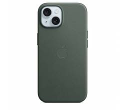 FineWoven hoesje met MagSafe voor iPhone 15 - Evergreen Apple
