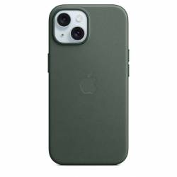 Apple FineWoven hoesje met MagSafe voor iPhone 15 - Evergreen