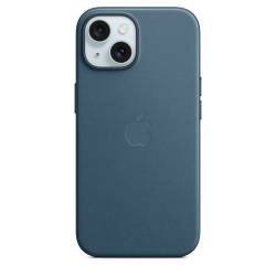 FineWoven hoesje met MagSafe voor iPhone 15 - Oceaanblauw Apple