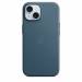 Apple FineWoven hoesje met MagSafe voor iPhone 15 - Oceaanblauw