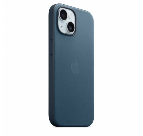 Coque FineWoven avec MagSafe pour iPhone 15 - Bleu Océan  Apple