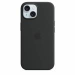 Coque en silicone avec MagSafe pour iPhone 15 - Noir 