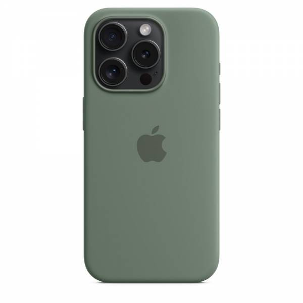 Apple Siliconenhoesje met MagSafe voor iPhone 15 Pro - Cipres