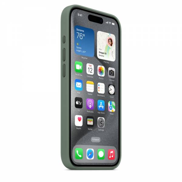 Apple Siliconenhoesje met MagSafe voor iPhone 15 Pro - Cipres