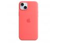 Siliconenhoesje met MagSafe voor iPhone 15 Plus - Guave