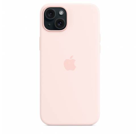 Coque en silicone avec MagSafe pour iPhone 15 Plus - Rose Clair  Apple