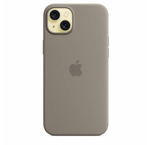 Siliconenhoesje met MagSafe voor iPhone 15 Plus - Klei  Apple