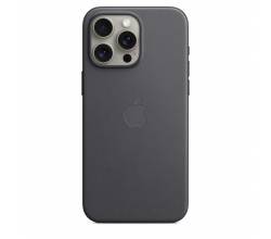 FineWoven hoesje met MagSafe voor iPhone 15 Pro Max - Zwart Apple