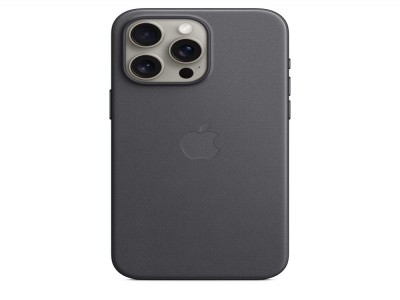 FineWoven hoesje met MagSafe voor iPhone 15 Pro Max - Zwart