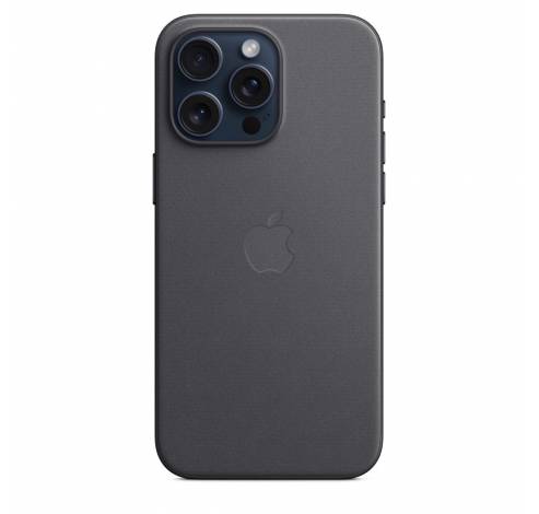 Coque FineWoven avec MagSafe pour iPhone 15 Pro Max - Noir  Apple