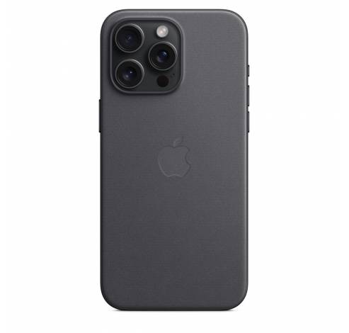Coque FineWoven avec MagSafe pour iPhone 15 Pro Max - Noir  Apple