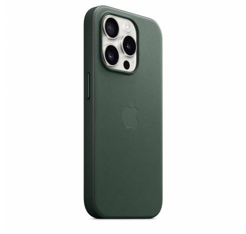 Coque FineWoven avec MagSafe pour iPhone 15 Pro - Evergreen  Apple
