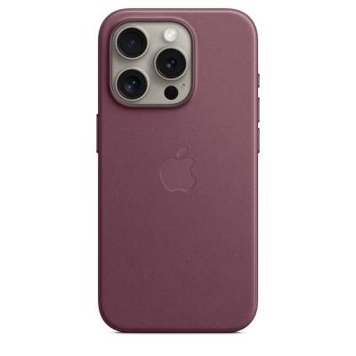 FineWoven hoesje met MagSafe voor iPhone 15 Pro - Moerbei Apple