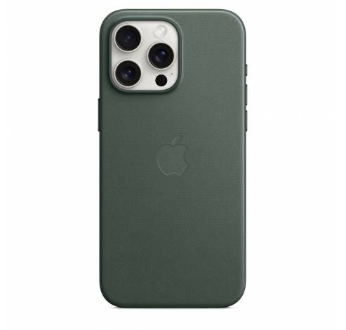 Coque FineWoven avec MagSafe pour iPhone 15 Pro Max - Evergreen  Apple