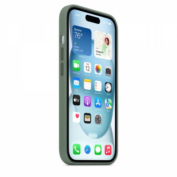 Siliconenhoesje met MagSafe voor iPhone 15 - Cipres 