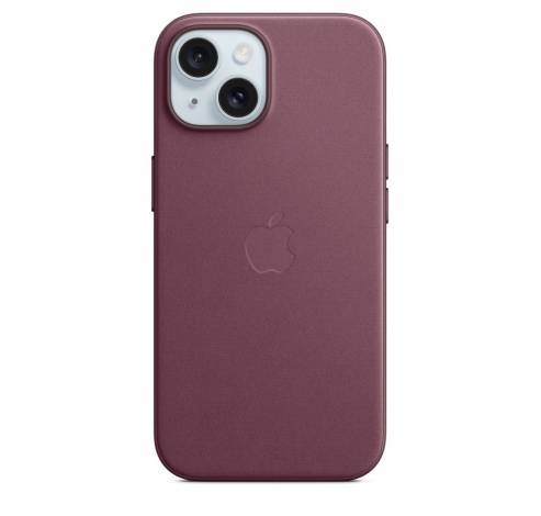 Coque FineWoven avec MagSafe pour iPhone 15 - Mulberry  Apple