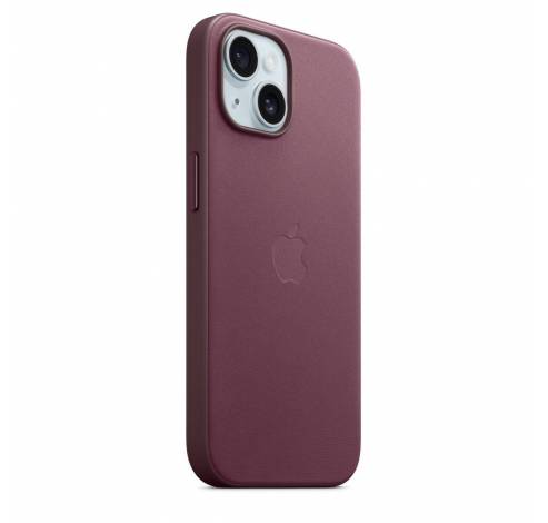 FineWoven hoesje met MagSafe voor iPhone 15 - Moerbei  Apple