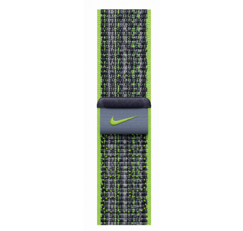 Geweven sportbandje van Nike Felgroen/blauw (41 mm)  Apple
