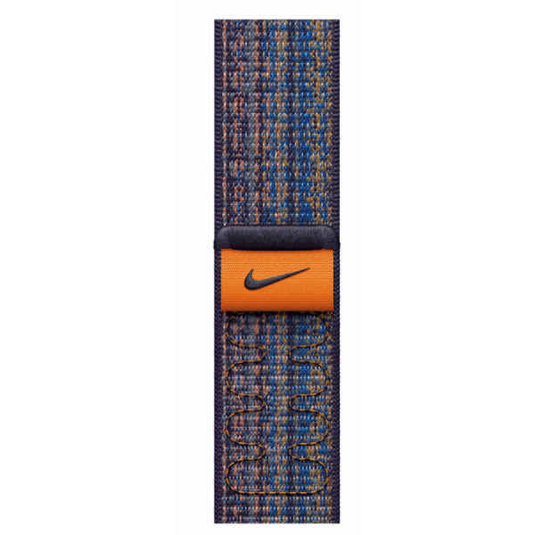 Geweven sportbandje van Nike Game Royal/oranje (41 mm) 
