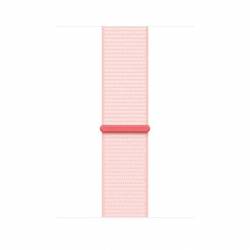 Apple Bracelet sport tissé Rose clair (45 mm) 