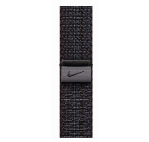 Geweven sportbandje van Nike Zwart/blauw (41 mm)  Apple