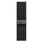Bracelet de sport Nike tissé noir/bleu (45 mm) 