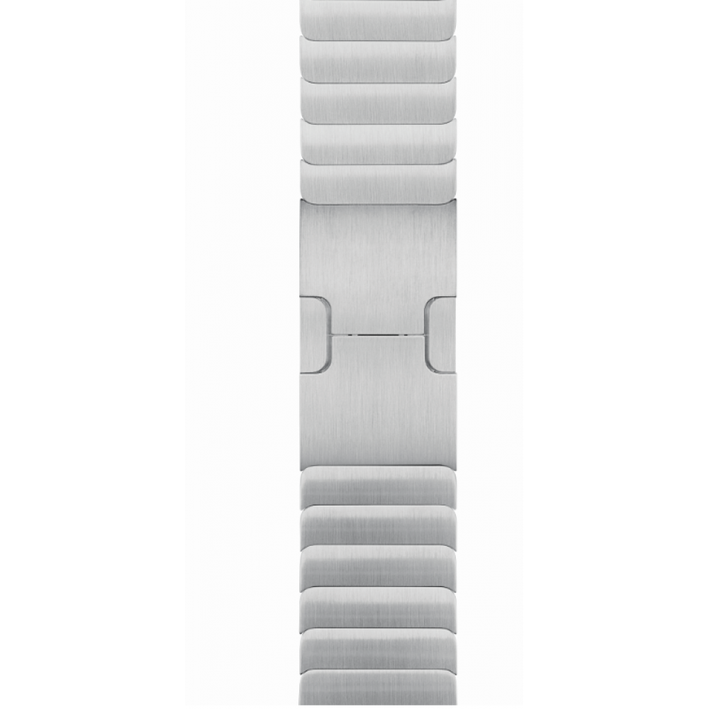 Zilverkleurige schakelarmband (38 mm) 