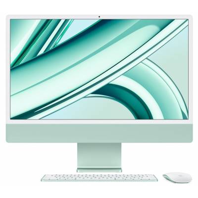 iMac 2023 24inch M3 8 Core, 8core GPU, 8GB ram, 256GB ssd, Azerty, Groen Apple