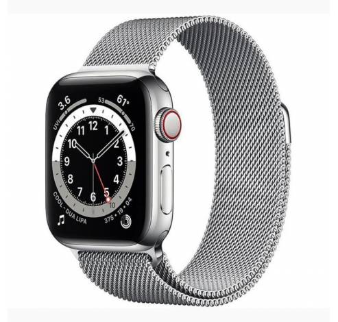 Refurbished Watch Series 6 40mm Steel Silver C Grade  Apple