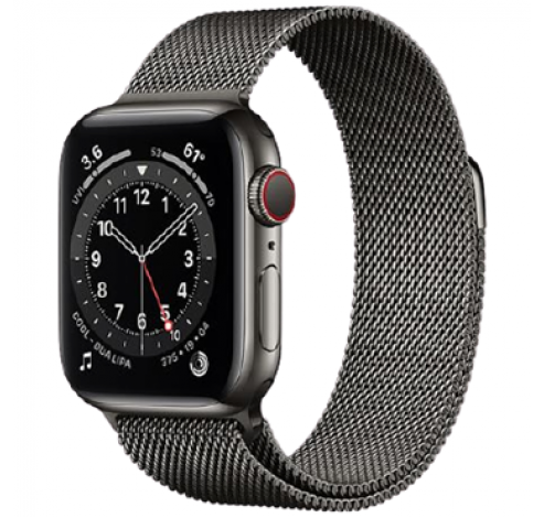 Refurbished Watch Series 6 44mm Steel Space Grey C Grade  Apple