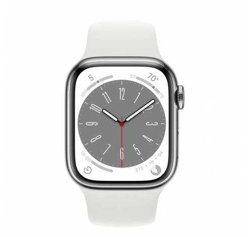 Refurbished Watch Series 8 41mm Steel Silver B Grade  Apple