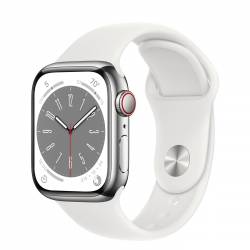 Apple Refurbished Watch Series 8 41mm Steel Silver B Grade 