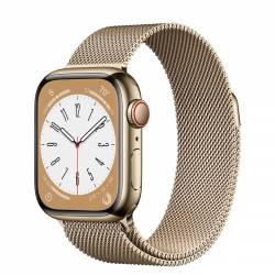 Apple Refurbished Watch Series 8 41mm Steel Gold A Grade 