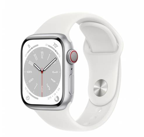 Refurbished Watch Series 8 41mm Alu 4G Silver A Grade  Apple