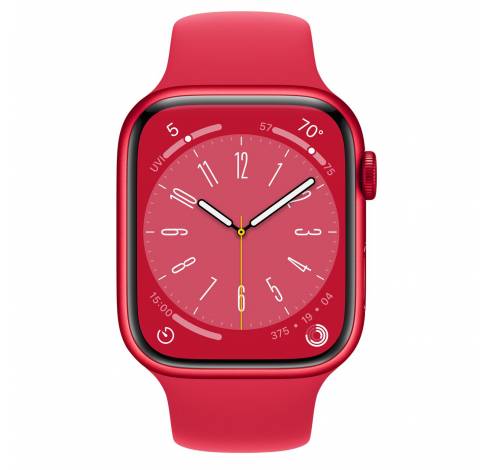 Refurbished Watch Series 8 41mm Alu GPS Red A Grade  Apple