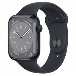 Apple Refurbished Watch Series 8 45mm Alu GPS Space Grey A Grade 